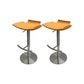 Contemporary Metal Bar Stool Footrest Counter Stool for Living Room