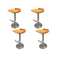 Contemporary Metal Bar Stool Footrest Counter Stool for Living Room