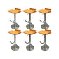 Contemporary Metal Bar Stool Footrest Counter Stool for Living Room
