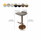 Contemporary Metal Bar Stool Footrest Counter Stool for Living Room