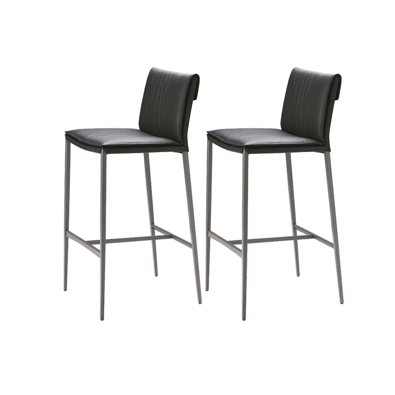 Modern Style Metal Bar Stool Footrest Counter Stool for Restaurant