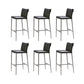 Modern Style Metal Bar Stool Footrest Counter Stool for Restaurant
