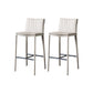 Modern Style Metal Bar Stool Footrest Counter Stool for Restaurant