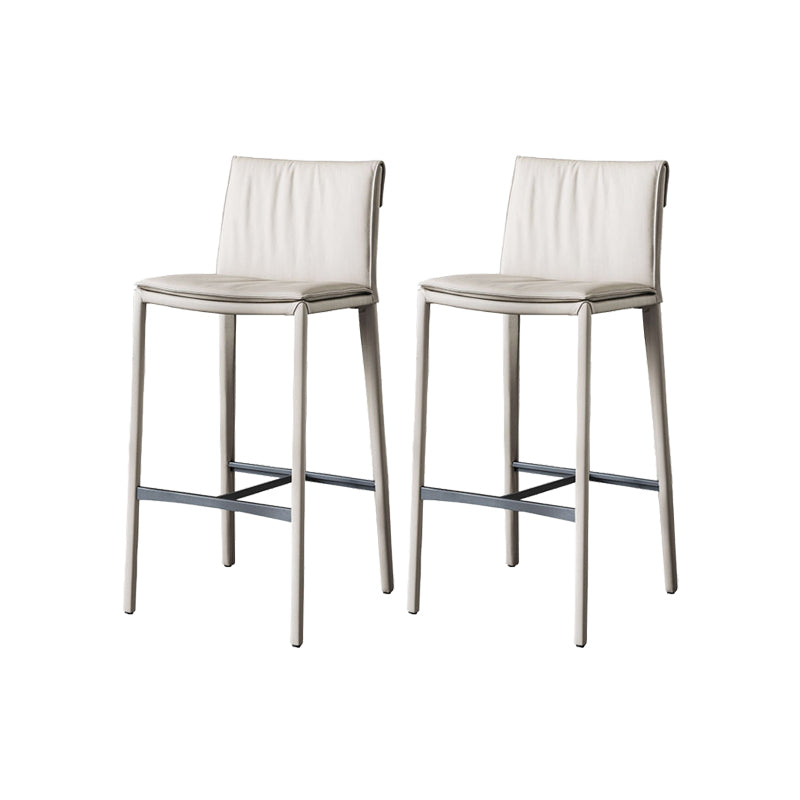 Modern Style Metal Bar Stool Footrest Counter Stool for Restaurant