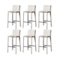Modern Style Metal Bar Stool Footrest Counter Stool for Restaurant