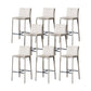 Modern Style Metal Bar Stool Footrest Counter Stool for Restaurant