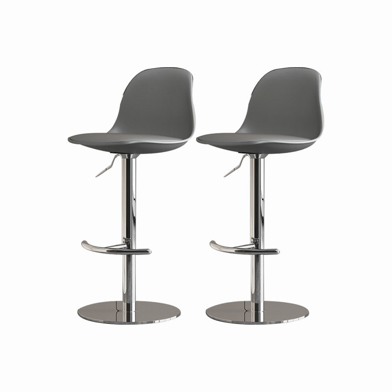 Contemporary Style Metal Bar Stool Footrest Counter Stool for Bristol