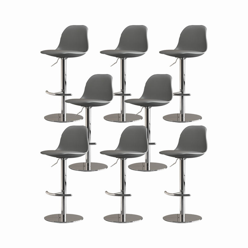 Contemporary Style Metal Bar Stool Footrest Counter Stool for Bristol