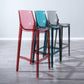 Contemporary Style Plastic Bar Stool Footrest Counter Stool for Bristol