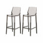 Contemporary Style Plastic Bar Stool Footrest Counter Stool for Bristol