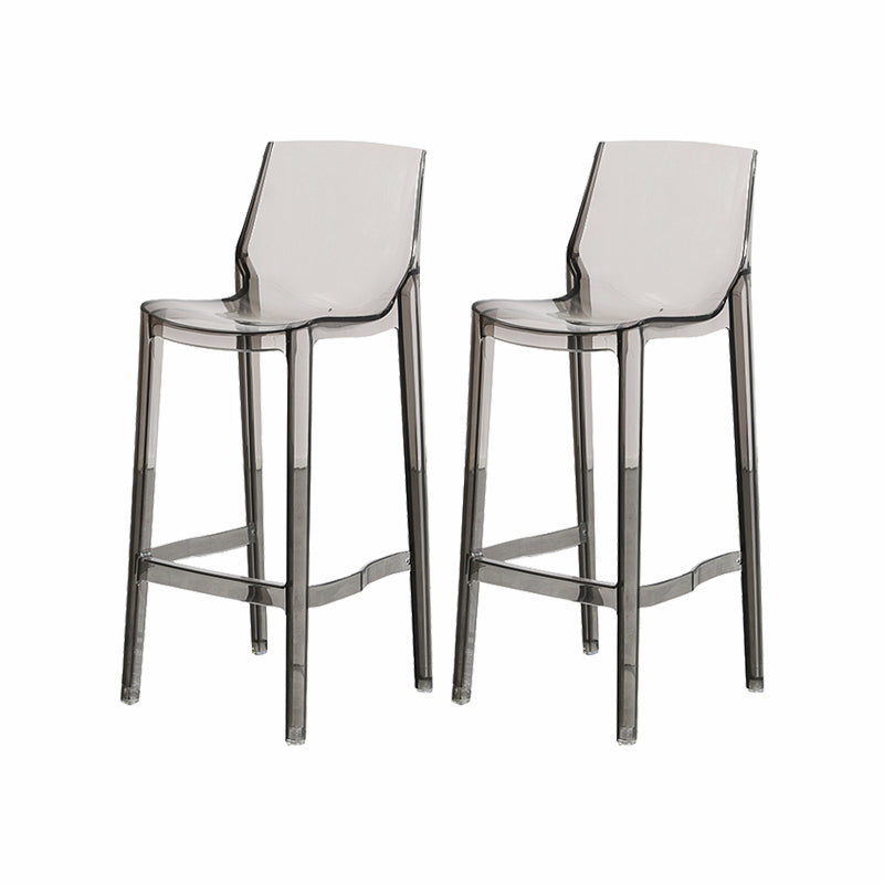 Contemporary Style Plastic Bar Stool Footrest Counter Stool for Bristol