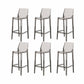 Contemporary Style Plastic Bar Stool Footrest Counter Stool for Bristol