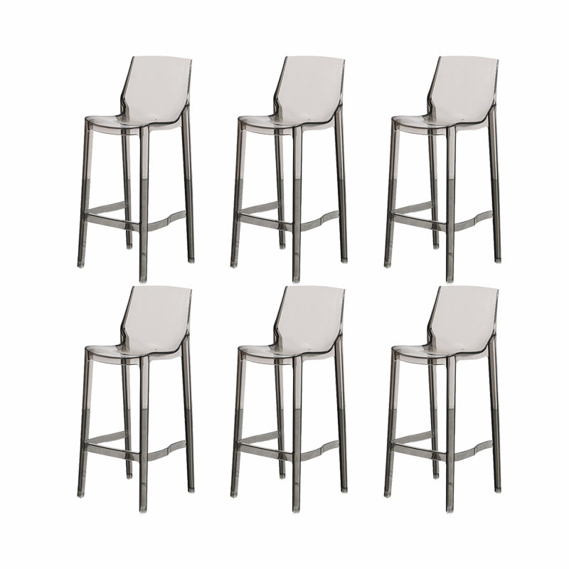 Contemporary Style Plastic Bar Stool Footrest Counter Stool for Bristol