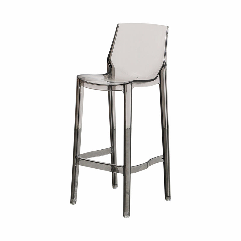 Contemporary Style Plastic Bar Stool Footrest Counter Stool for Bristol