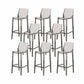 Contemporary Style Plastic Bar Stool Footrest Counter Stool for Bristol