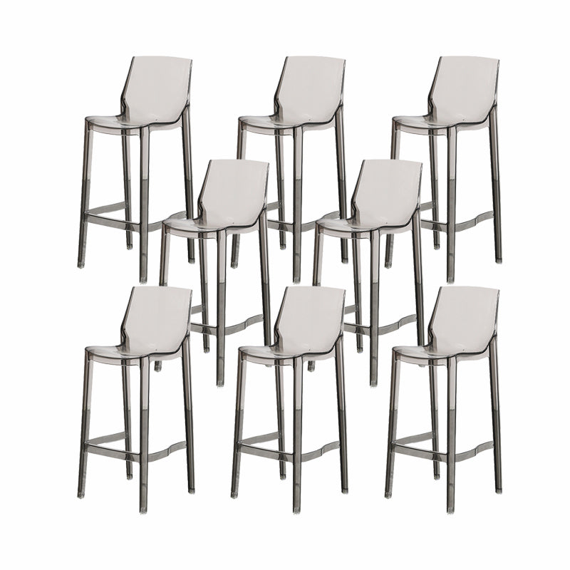 Contemporary Style Plastic Bar Stool Footrest Counter Stool for Bristol