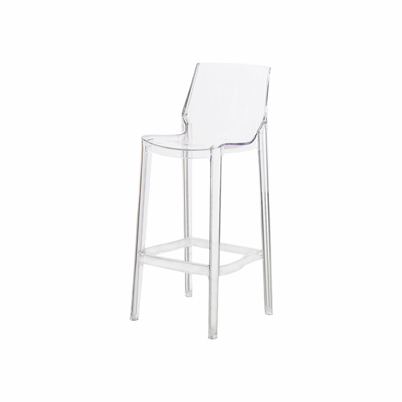 Contemporary Style Plastic Bar Stool Footrest Counter Stool for Bristol