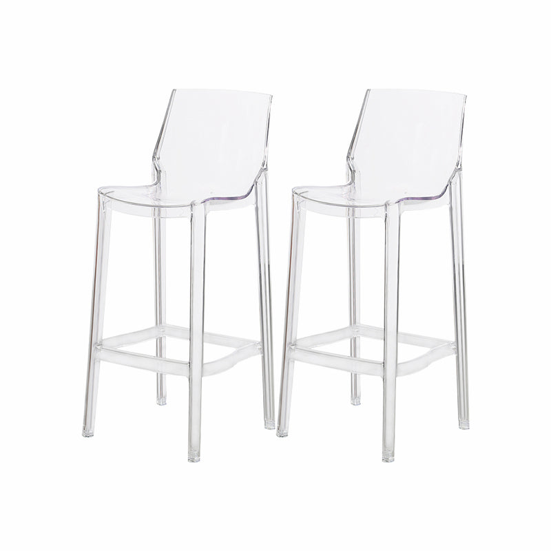 Contemporary Style Plastic Bar Stool Footrest Counter Stool for Bristol
