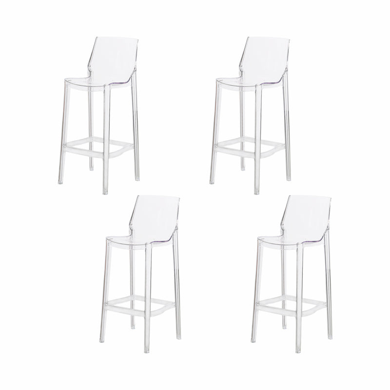 Contemporary Style Plastic Bar Stool Footrest Counter Stool for Bristol