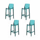 Contemporary Style Plastic Bar Stool Footrest Counter Stool for Bristol