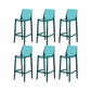 Contemporary Style Plastic Bar Stool Footrest Counter Stool for Bristol