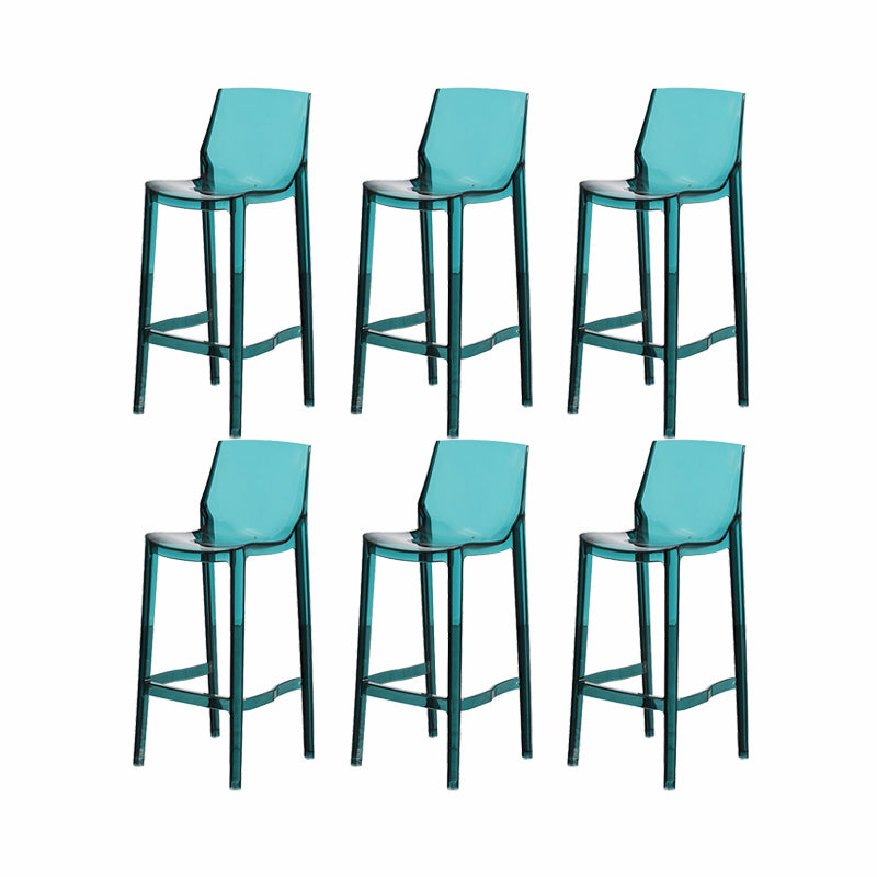 Contemporary Style Plastic Bar Stool Footrest Counter Stool for Bristol