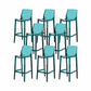 Contemporary Style Plastic Bar Stool Footrest Counter Stool for Bristol