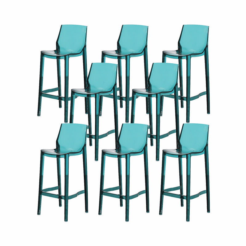 Contemporary Style Plastic Bar Stool Footrest Counter Stool for Bristol
