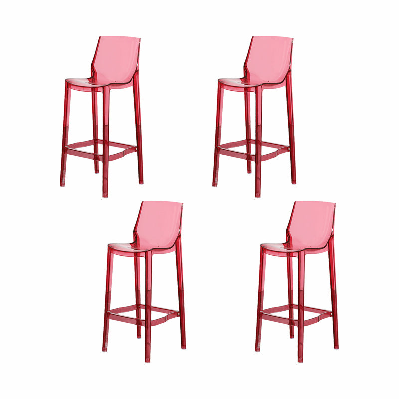 Contemporary Style Plastic Bar Stool Footrest Counter Stool for Bristol