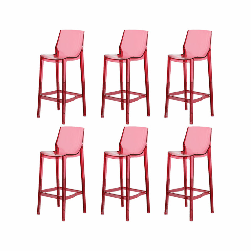 Contemporary Style Plastic Bar Stool Footrest Counter Stool for Bristol