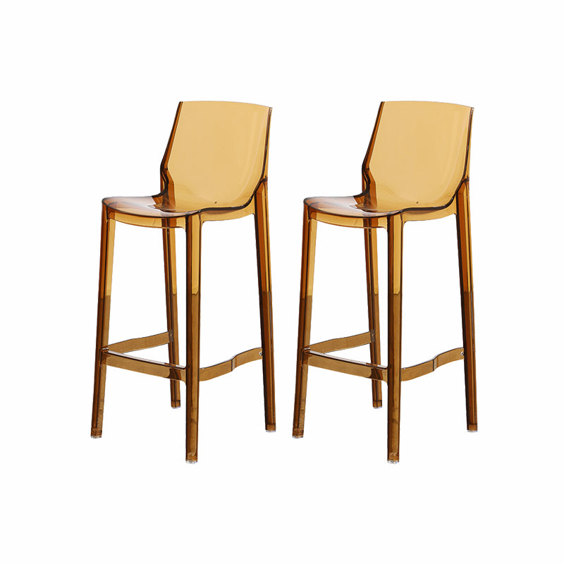 Contemporary Style Plastic Bar Stool Footrest Counter Stool for Bristol