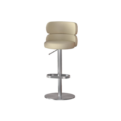 Gambe oro glam bar sgabelli da soggiorno imbottito.