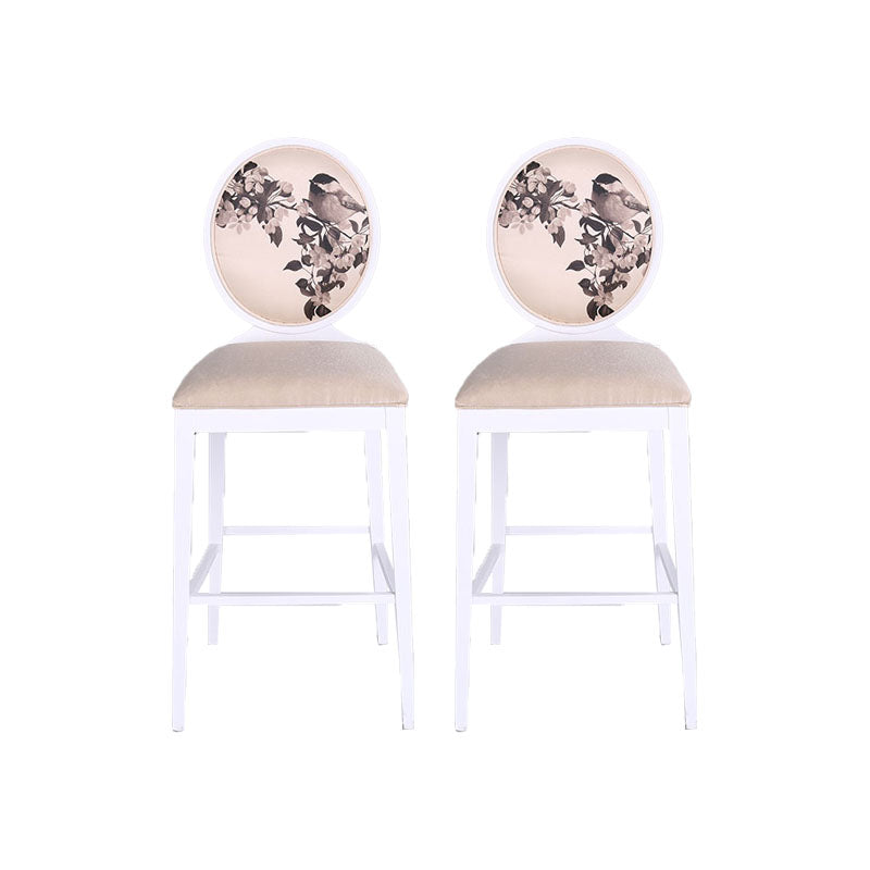 Industrielle Massivholz Barhocker Wohnzimmer Theke Stuhl mit Fußstütze