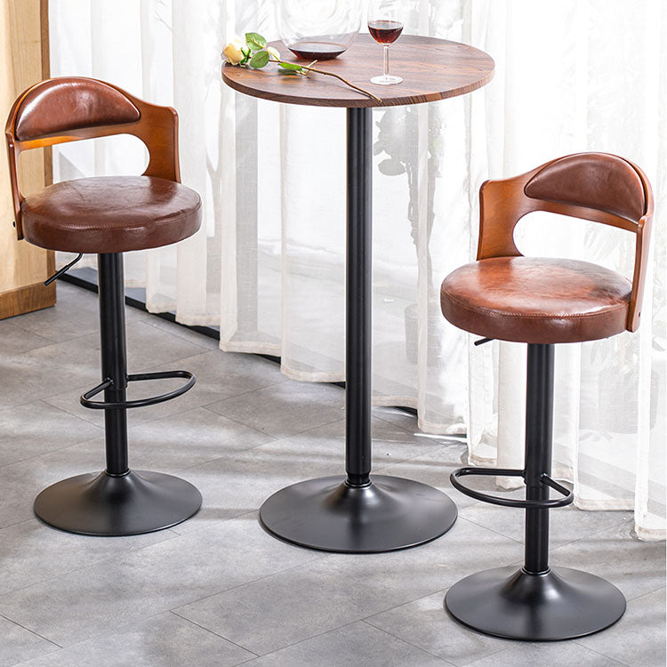 Sgabello da barra da bar in metallo in stile contemporaneo per soggiorno per soggiorno