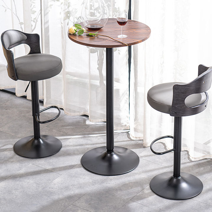 Sgabello da barra da bar in metallo in stile contemporaneo per soggiorno per soggiorno