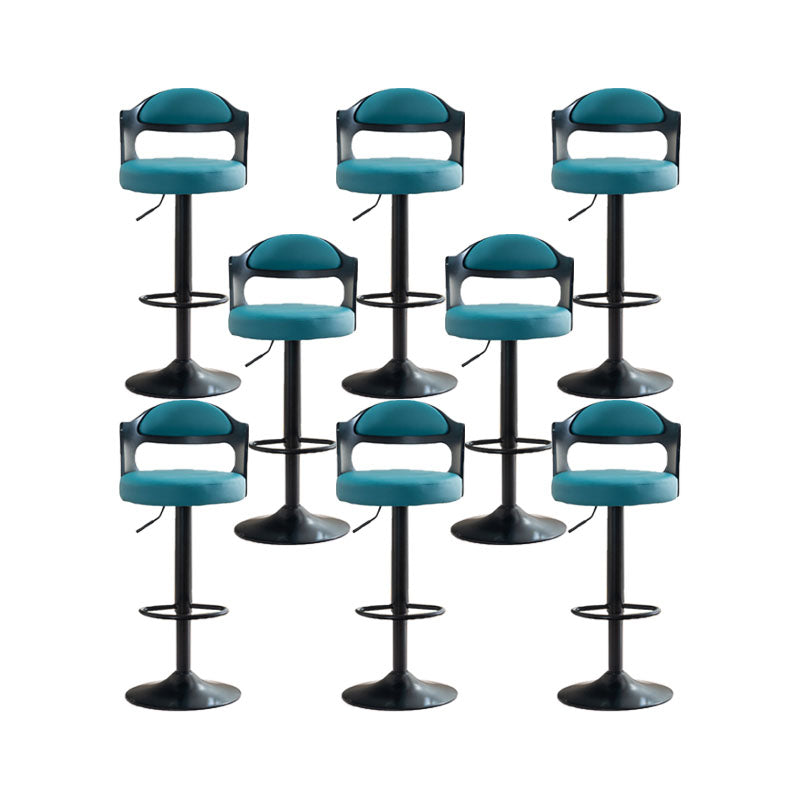 Sgabello da barra da bar in metallo in stile contemporaneo per soggiorno per soggiorno