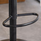 Sgabello da barra da bar in metallo in stile contemporaneo per soggiorno per soggiorno
