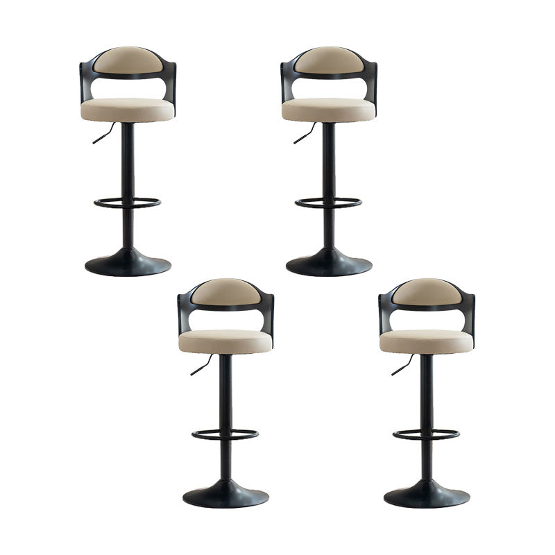 Sgabello da barra da bar in metallo in stile contemporaneo per soggiorno per soggiorno