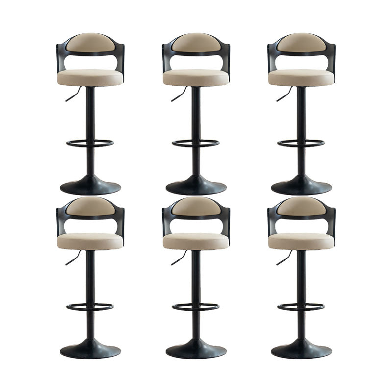 Sgabello da barra da bar in metallo in stile contemporaneo per soggiorno per soggiorno