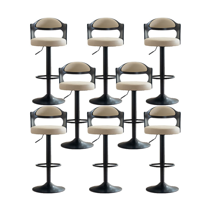 Sgabello da barra da bar in metallo in stile contemporaneo per soggiorno per soggiorno