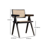 Mobili in legno massiccio contemporaneo 1/2/5 pezzi tavolo da pranzo set in nero