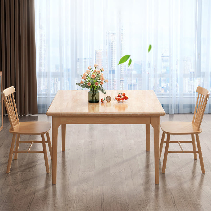 Modern Solid Wood Furniture 1/2/3/5/7 Pcs Standard Height Dining Room Table Set