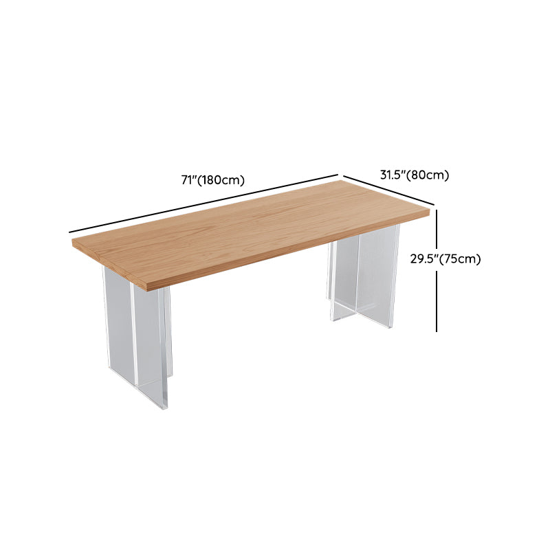 Modern Solid Wood Dinette Set 1/5 Pcs Standard Height Dining Room Table Set Clearhalo 'Dining Room Sets' 'Dining Tables & Seating' 'dining_room_set' 'furn' 'furn_dining_room_set' 'Furniture' 'Kitchen & Dining Furniture' 7178538