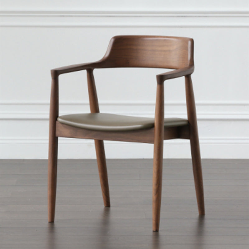 1/5 PCS Juego de comedor de estilo moderno Juego de comedor de madera maciza con mesa redonda