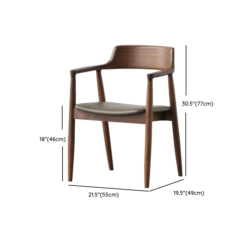 1/5 PCS Juego de comedor de estilo moderno Juego de comedor de madera maciza con mesa redonda