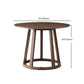 1/5 PCS Juego de comedor de estilo moderno Juego de comedor de madera maciza con mesa redonda