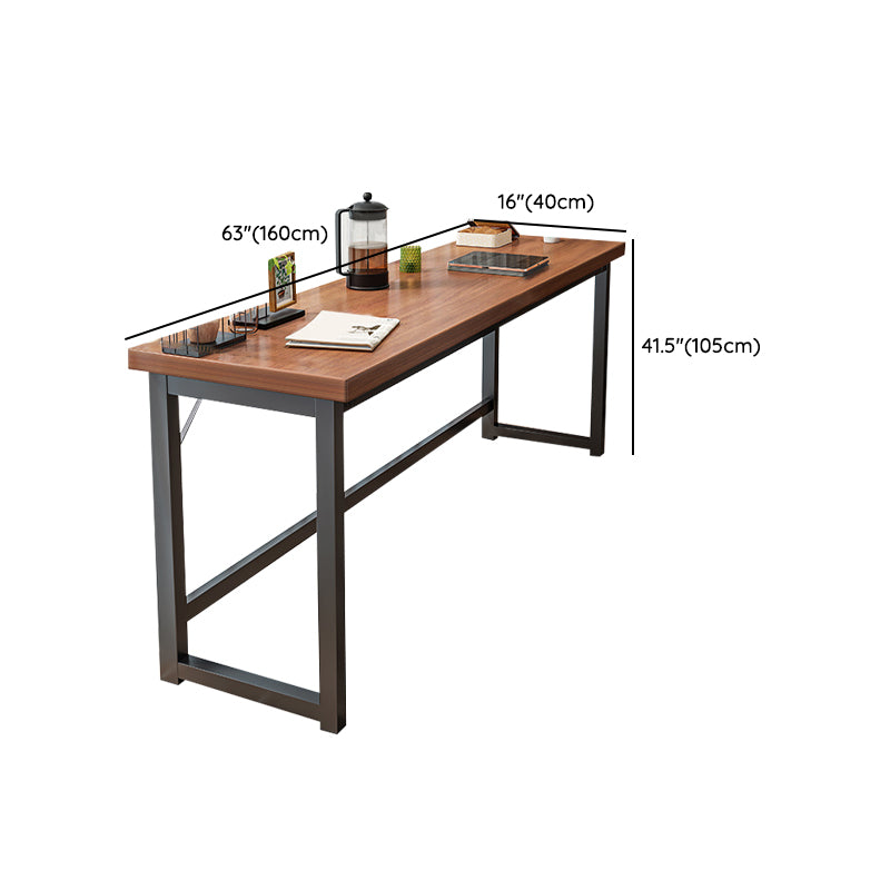 Table de bar de bistro de style moderne Table de bar à tréteaux en bois rectangulaire