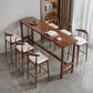 Contemporary Indoor Bar Dining Table Rectangle Wood Bar Stool Table Clearhalo 'Bar Furniture' 'Bar Tables' 'bar_tables' 'furn' 'furn_bar_tables' 'Furniture' 'Kitchen & Dining Furniture' 7178610