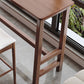Contemporary Indoor Bar Dining Table Rectangle Wood Bar Stool Table Clearhalo 'Bar Furniture' 'Bar Tables' 'bar_tables' 'furn' 'furn_bar_tables' 'Furniture' 'Kitchen & Dining Furniture' 7178618