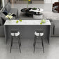 Modern Indoor Bar Stool Table White Marble Rectangle Counter Table Clearhalo 'Bar Furniture' 'Bar Tables' 'bar_tables' 'furn' 'furn_bar_tables' 'Furniture' 'Kitchen & Dining Furniture' 7178716